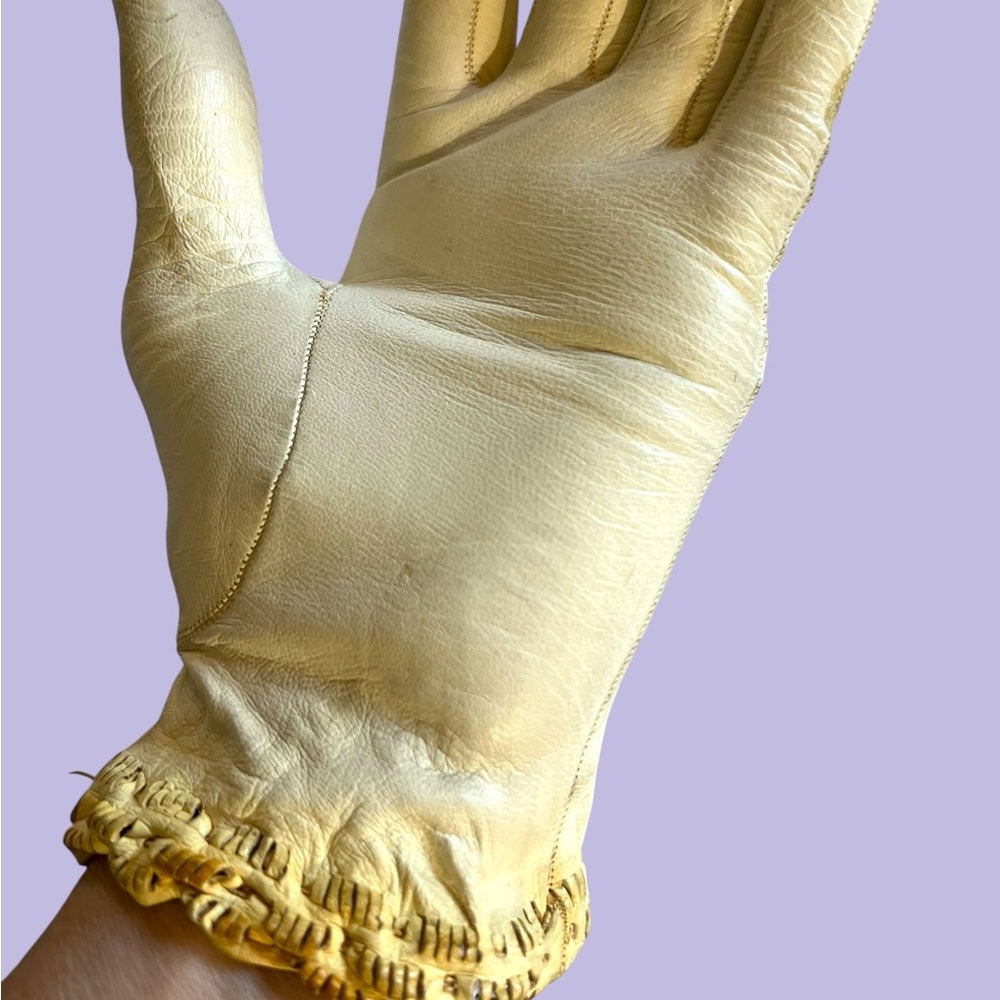 1950s Lionel Le Grand Leather Gloves, Bonwit Teller Exclusive, 6.5 (Fits 7–7.5)